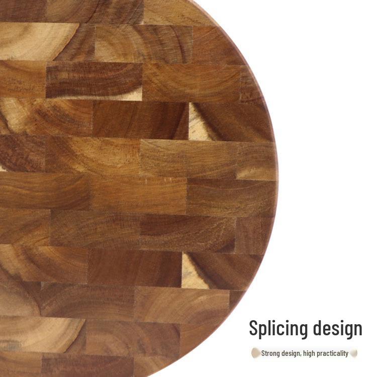 Разделочная доска из акации с инкрустацией для овощей, мяса и детского питания