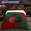 FC Augsburg FC Themed Bedding 3Pcs Duvet Cover Set Decorative Bed Linen For Teen Room Home Decoration