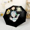 Rick And Morty Adventure Automatic Umbrella with 8-Rib Durable Plastic & Iron for Women/Men Fashion Lovers Perfect Gift for Women/Men