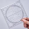 Математическая измерительная линейка Инструмент для рисования Чертежная линейка Геометрическая линейка Поворотная линейка для ученика