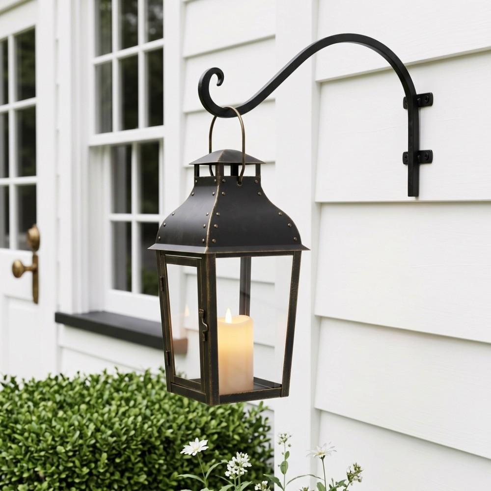 Heavy Duty Hanging Plant Brackets 12/16In Flower Basket Hooks Outdoor Wall Mount  Outdoor Use