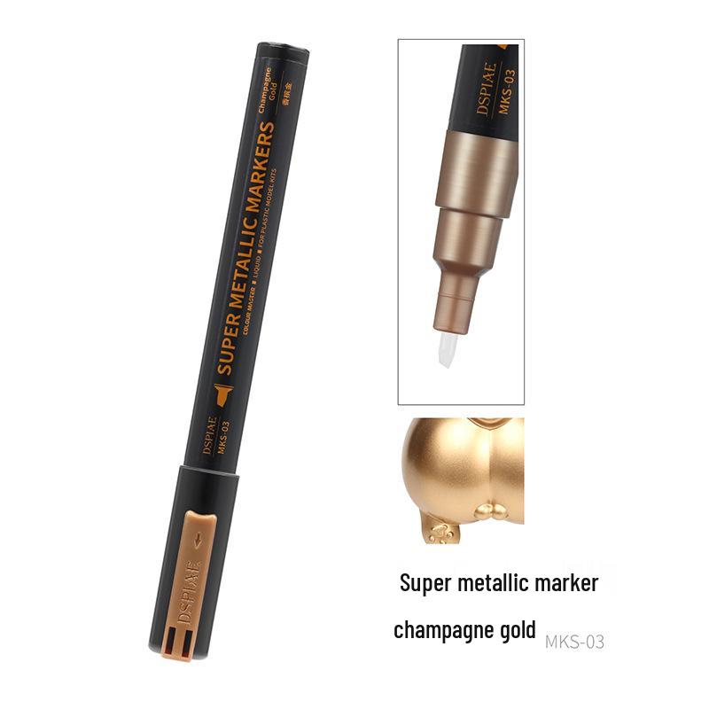 DSPIAE Despai Water-based Soft Tip Pen for Military Models - Base & Metallic Colors for Coloring & Touch-ups