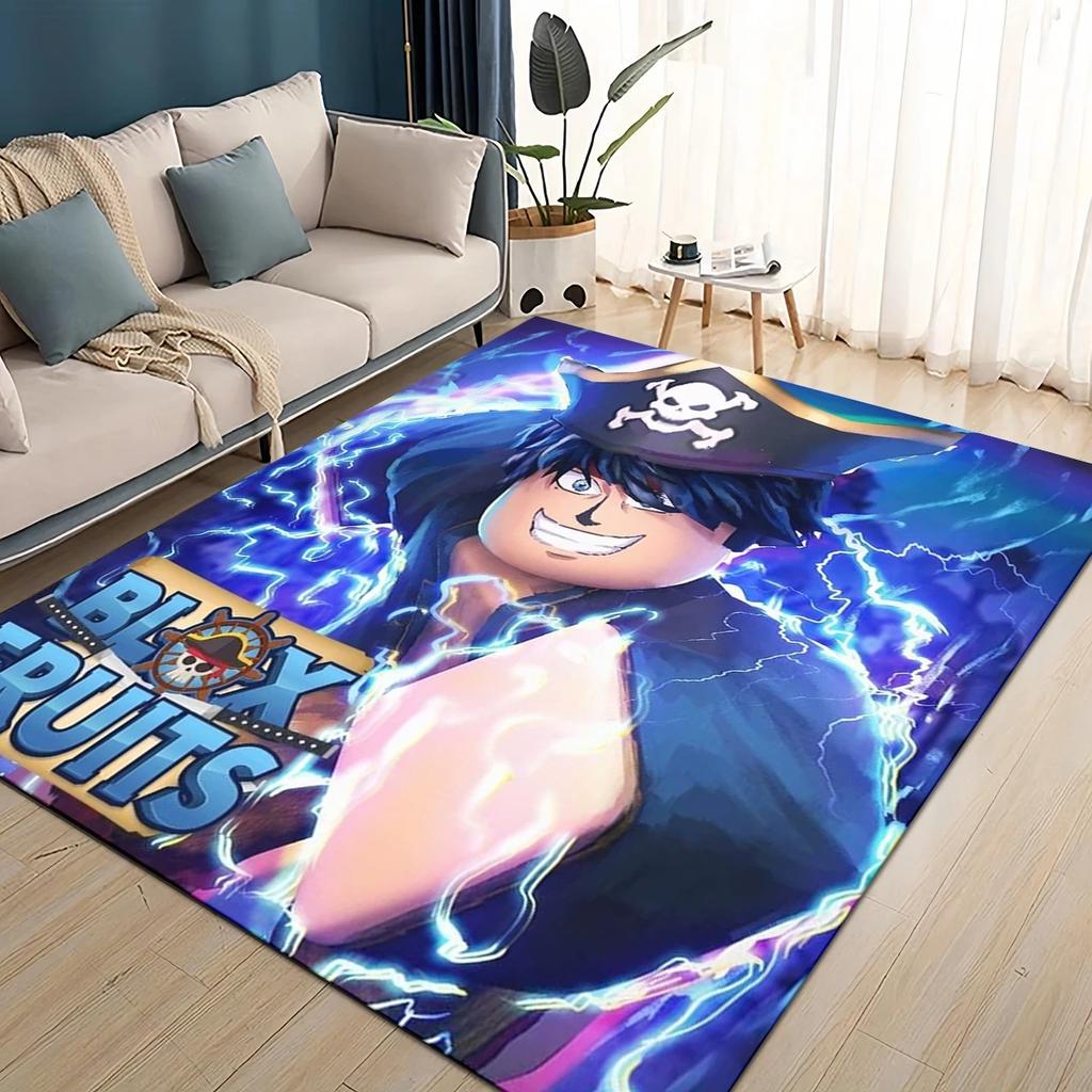 27 Style New B-Blox Fruit Cartoon Carpet Rug for Living Room Bedroom Home Sofa Decoration,Kids Play Non-slip Floor Mat