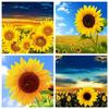  Full Square/Round Diamond Painting Sunflower 5D DIY Diamond Embroidery Cross Stitch Flower Needlework Wall Art