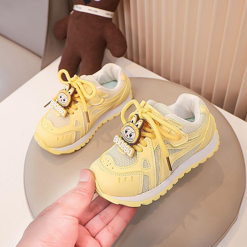 Девочки Спортивная обувь Летняя Детская Сетчатая Дышащая Обувь Папы