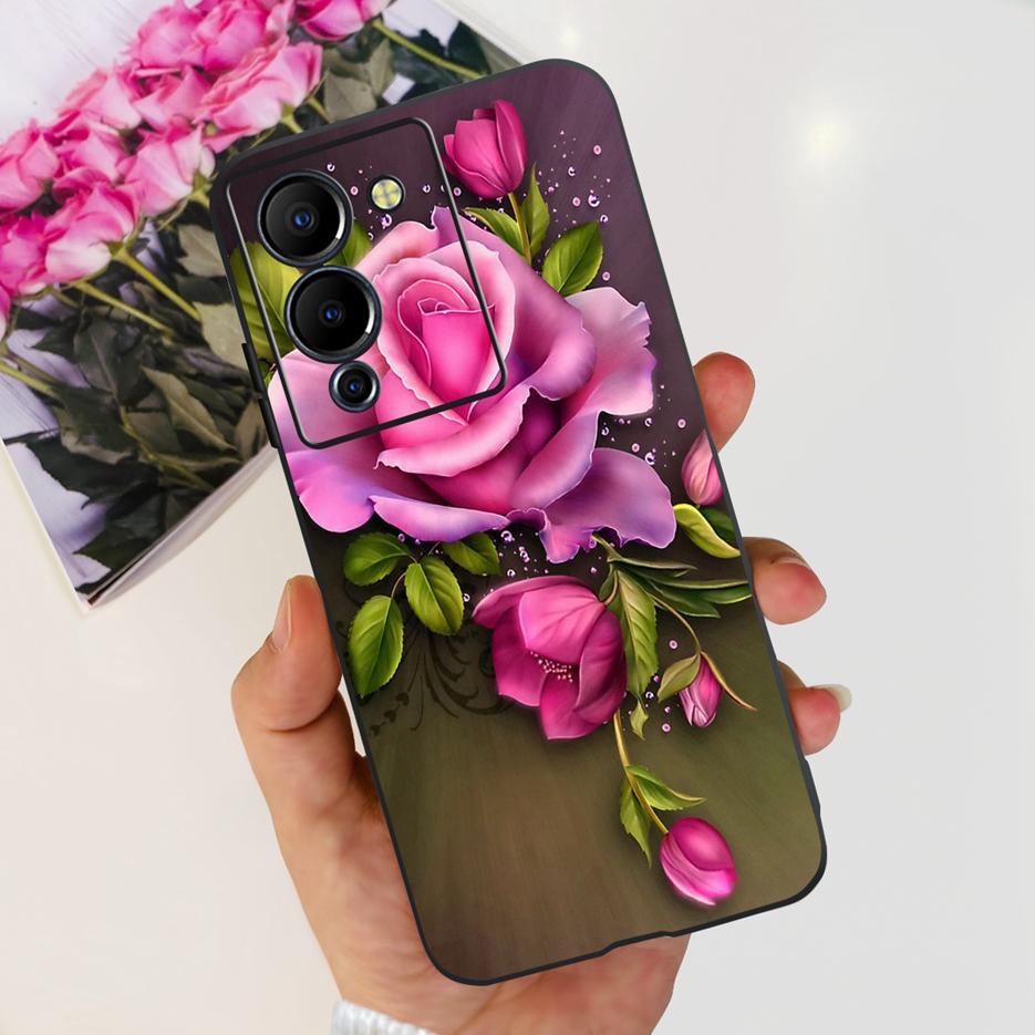 Чехол для Infinix Note 12 G96 X670 Новая Модная Расписная Крышка Ударопрочный Чехол для Телефона Для Infinix Note 12 Turbo Note12 G96 Мягкие Чехлы