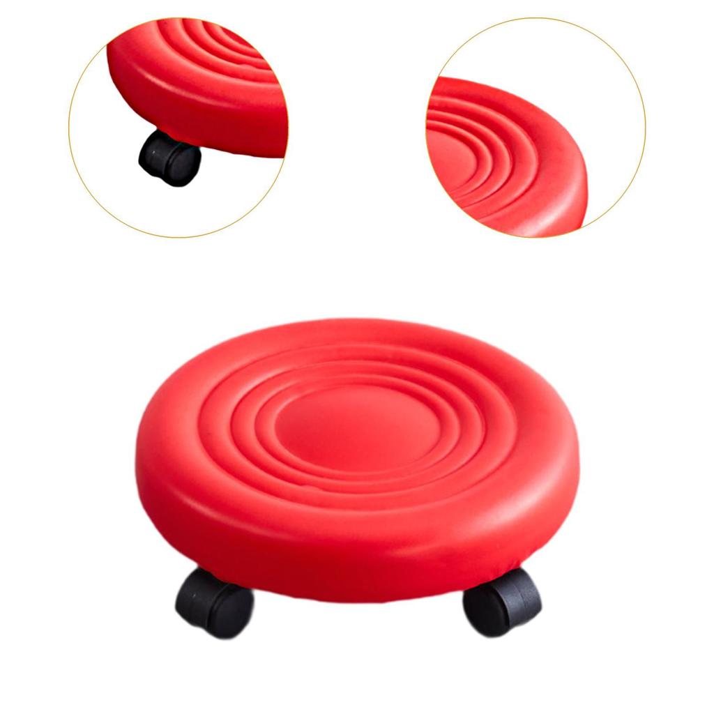 Низкий вращающийся стул на колесах, стул для педикюра, вращающийся на 360° стул-стремянка, низкое сиденье на роликах для гаража, мастерской, спорта