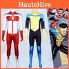 Omni Invincible Man Atom Eve Cosplay Costume Jumpsuit Halloween Party Gifts