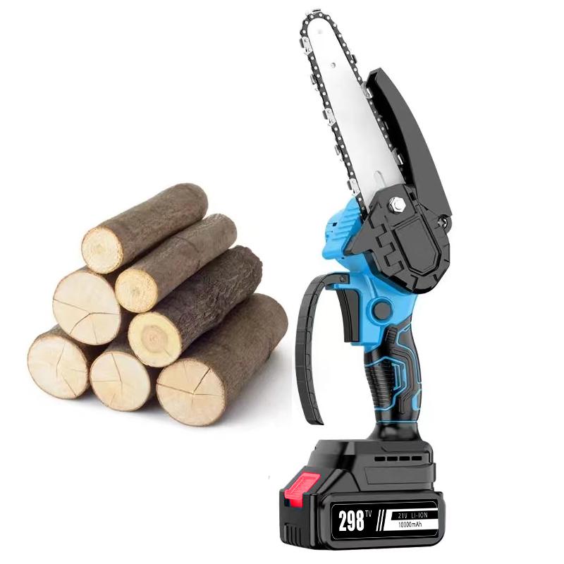 8-дюймовая электрическая цепная пила ручная портативная бензопила резак для дерева обрезка сада электроинструмент совместима с аккумулятором Makita 18 В