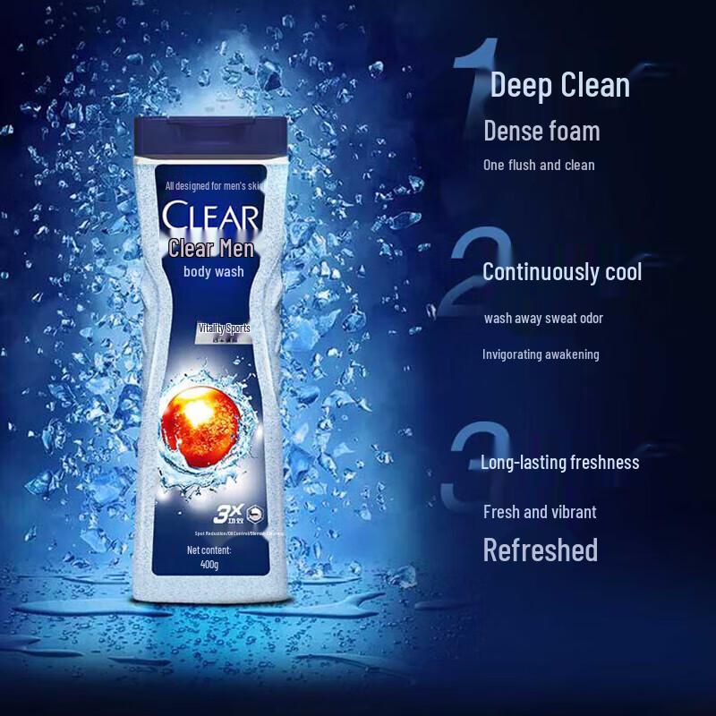 Clear Men Sport Refreshing Shower Gel