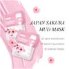 LAIKOU Грязевая маска сакуры, очищающая, отбеливающая, увлажняющая, контролирующая жирность, антивозрастная глиняная маска/уход за кожей лица