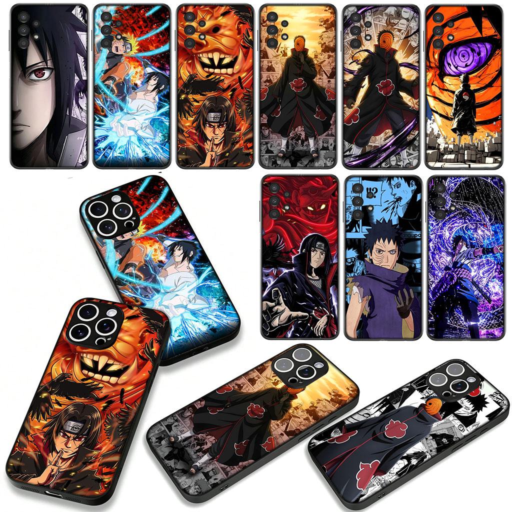 Itachi Tobi Narutos Obito Uchiha Sasuke Cover for Apple iPhone 17 16 11 Pro XS Max XR 6 7 8 Plus 16E SE 2020 Air 5 SE2 Case
