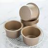 6pcs Tall Muffin Cupcakes Mold Heat Resistant Baking Mold Kitchen Accessories Carbon Steel Bakewares for Dessert Use Multicolor