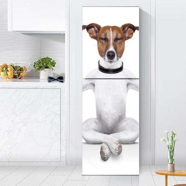 Наклейки с розами на холодильник, обои для кухни, виниловый плакат, наклейка на холодильник, домашний декор, спальня, новогоднее украшение