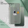 Прекрасный милый чехол для телефона с мультяшным рисунком для iPhone 14 13 12 11 Pro Max Samsung Galaxy S20 FE A52 S23 Infinix, тонкий матовый чехол для задней панели, защитные чехлы для объектива