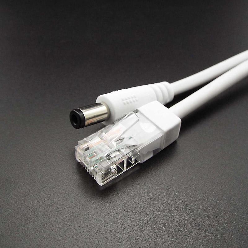 48 В до 12 В Poe Splitter Водонепроницаемый адаптерный кабель Модуль питания Poe Splitter Инжектор для IP-камеры видеонаблюдения