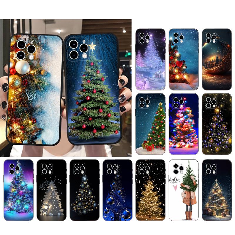 Christmas Tree Phone Case For iphone 17 Pro Max Air 16 15 14 13 Pro Max 15 16 Pro 15Plus