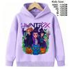 Kpop Demon Hunter Derpy Tiger Hoodie Kids Clothes Princess Girls Clothing Fashion Boys Spring Autumn Sweatshirt Child Tops
