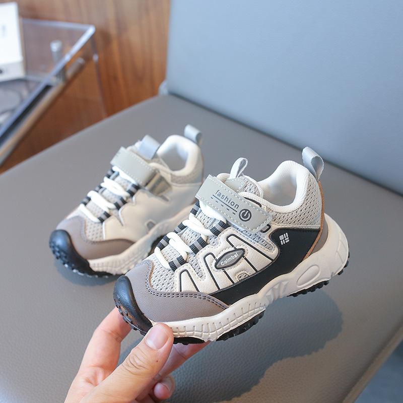 Boys Shoes Outdoor Children's Sneakers Breathable Boys Shoes Middle And Small Children Mesh Shoes