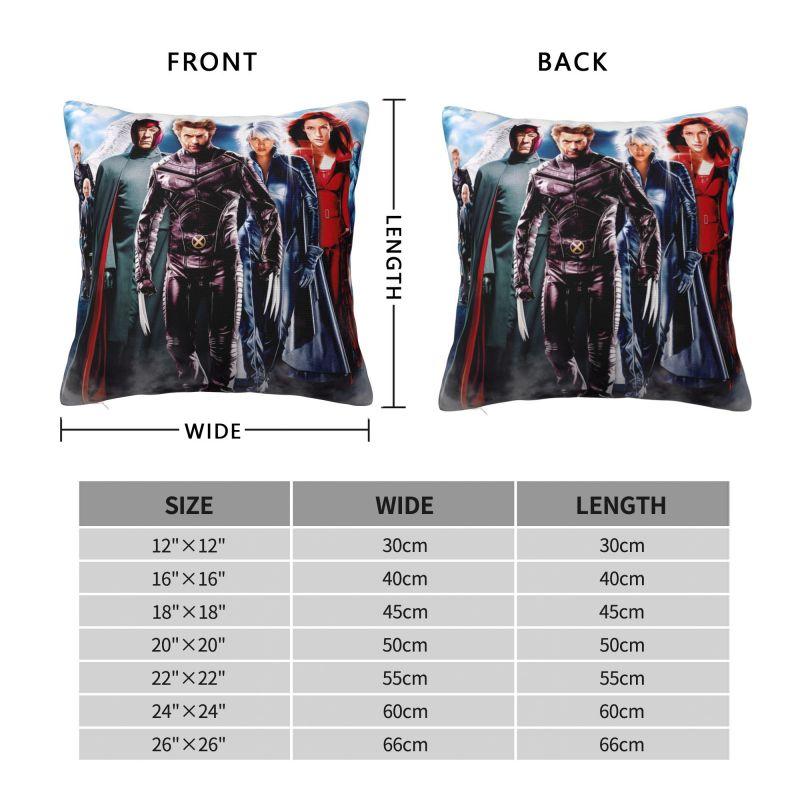 Индивидуальная Роскошная Наволочка Disney X-Men Marvel для Подушки на Диван, Полиэстер, Декор Дома