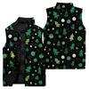 Ladies' Casual And Fashionable Sleeveless Vest Christmas Printed Cotton Jacket