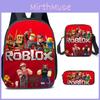 Просторный нейлоновый рюкзак Roblox 20-35 л, дышащий мультяшный рюкзак для студентов, для путешествий