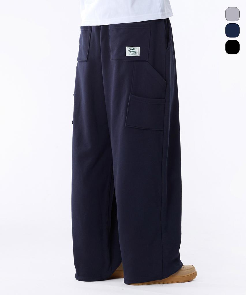 GHOST REPUBLIC Carpenter Wide Sweatpants 3 Color Glp-647 (A Type)