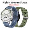 Нейлоновый тканый ремешок 20 мм 22 мм для часов Huawei Watch GT4 GT3Pro, спортивный браслет серии 46 мм, часы 4 3 Smart для часов Samsung Galaxy Watch 6 5, ремешок