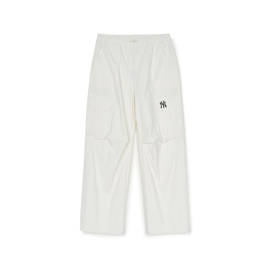 Новые женские брюки карго MLB New York Yankees цвета экрю 3FWPB0353-50IVS
