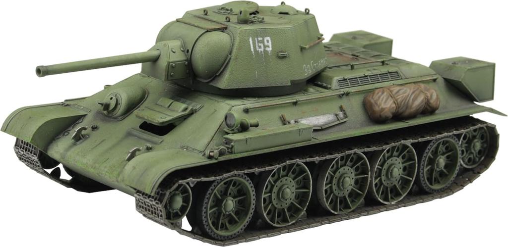 Italeri Советская модель пушки времен Второй мировой войны 1943 года, алюминиевая проволока в комплекте, премиум-комплект, пластиковая модель IT6570 1/35 Т-34/76, ствол/металл