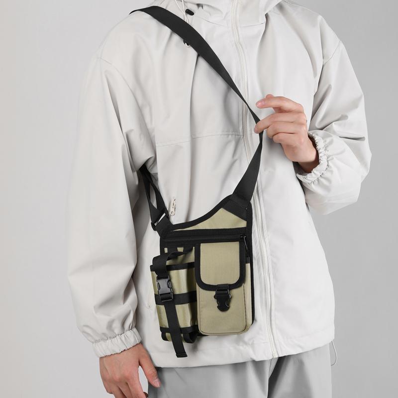Мужская многофункциональная сумка на плечо, нагрудная сумка, уличная походная сумка для чайника, сумка через плечо, поясная сумка