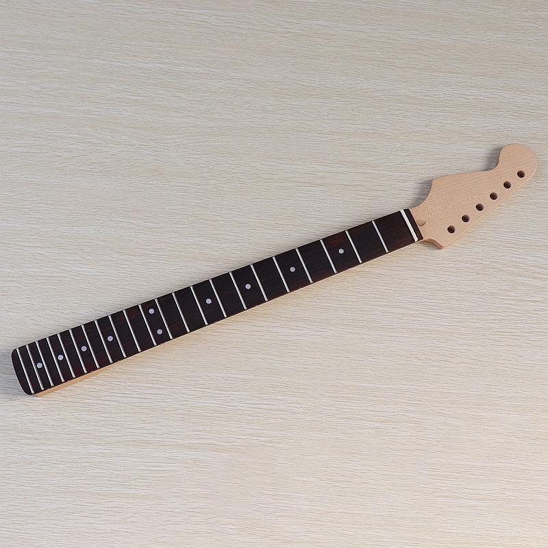 Леворукий гриф для электрогитары ST с палисандровой накладкой, 22 лада, кленовый, матовое покрытие - Аксессуар для DIY