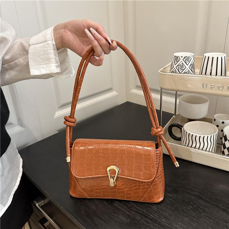Womens Pu Small Square Bag With Buckle Closure For Daily Fashion