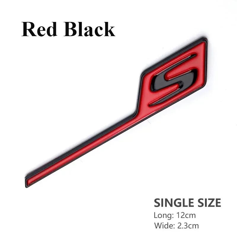 3D ABS наклейка на задний багажник автомобиля эмблема S логотип наклейка для A45 W176 GTS GT43S GT63S CLA45S C117 C63s C43S W205 E63S