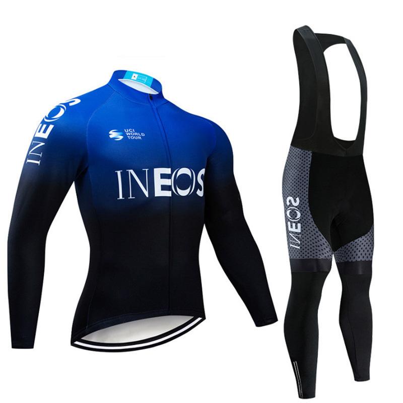 Cycling suit long-sleeved suit, European and American sizes, versatile and handsome, sweating, quick-drying, off-road mountain bike suit.
