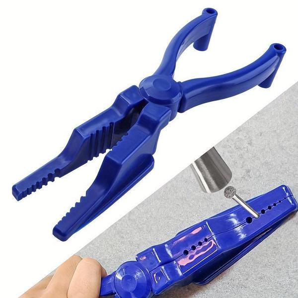 1PC Plastic Nail Pliers Nails Holder for Hammering for Electricians and Construction Work Home Tools Auxiliary Safety Pliers Tools