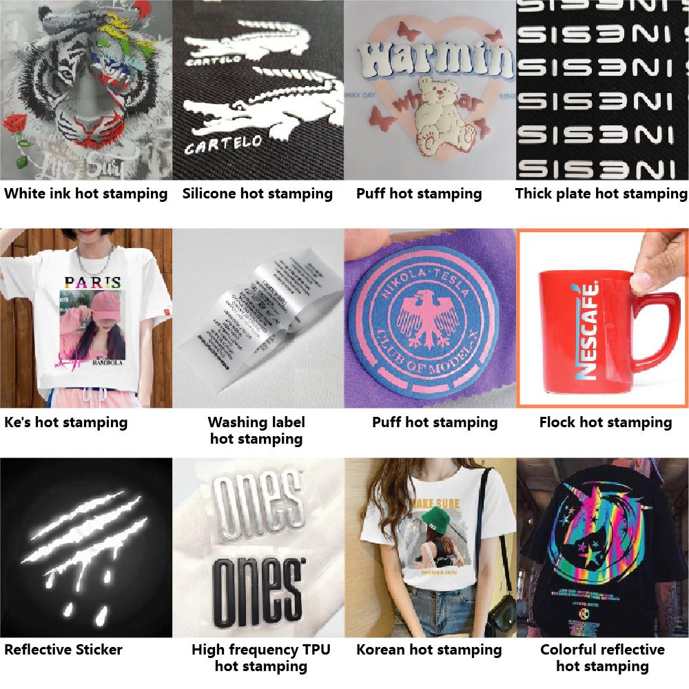 Cross-border Bestseller: Cool Pink Denim Hat with Trendy Girl Design Heat Transfer Manufacturer Hot Stamping Decals in Stock