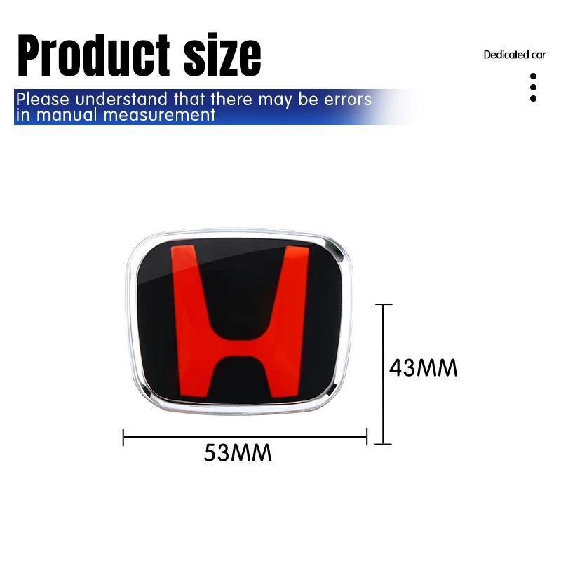 mkbn8 Car Steering Wheel Center Badge Sticker For Honda Mugen TypeR Fit Jazz GK5 Civic Type-R CRV Pilot Accord City HRV XRV Odyssey
