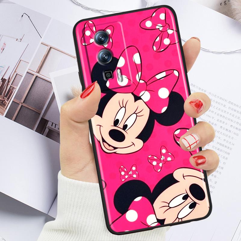 Розовый Минни Маус для Xiaomi Redmi 9A 9C 9AT 10C 9 9T 10 12C 13C 8 12 K60 A1 K50 K40 5G черный чехол для телефона Funda