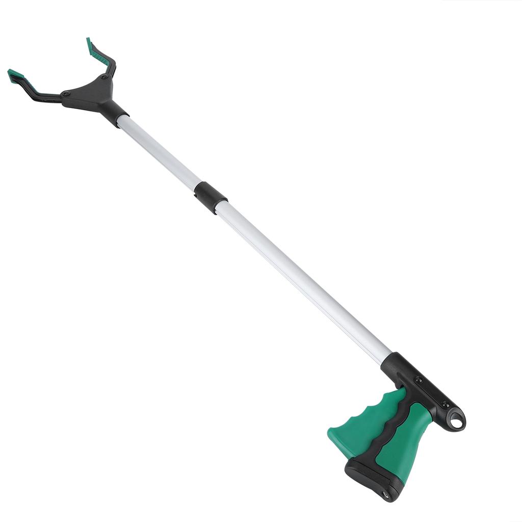 Многофункциональные складные длинные мусорные зажимы Grabber Picker Tools Sanitation Cleaning Supplies Green