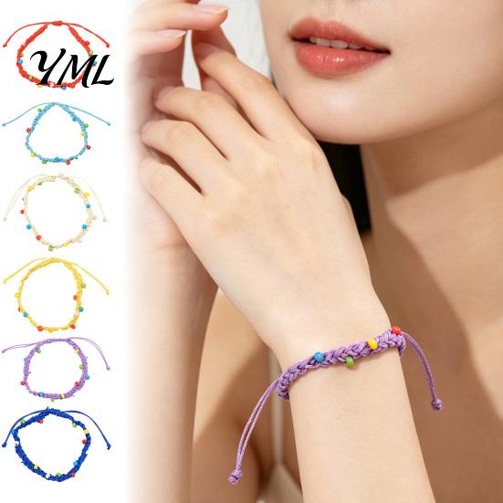 Stackable Friendship Bracelets for Teens Handmade Braided Bracelet Women, Bohemian Woven Wrist Rope Gift Friends And Party Favors with Colorful