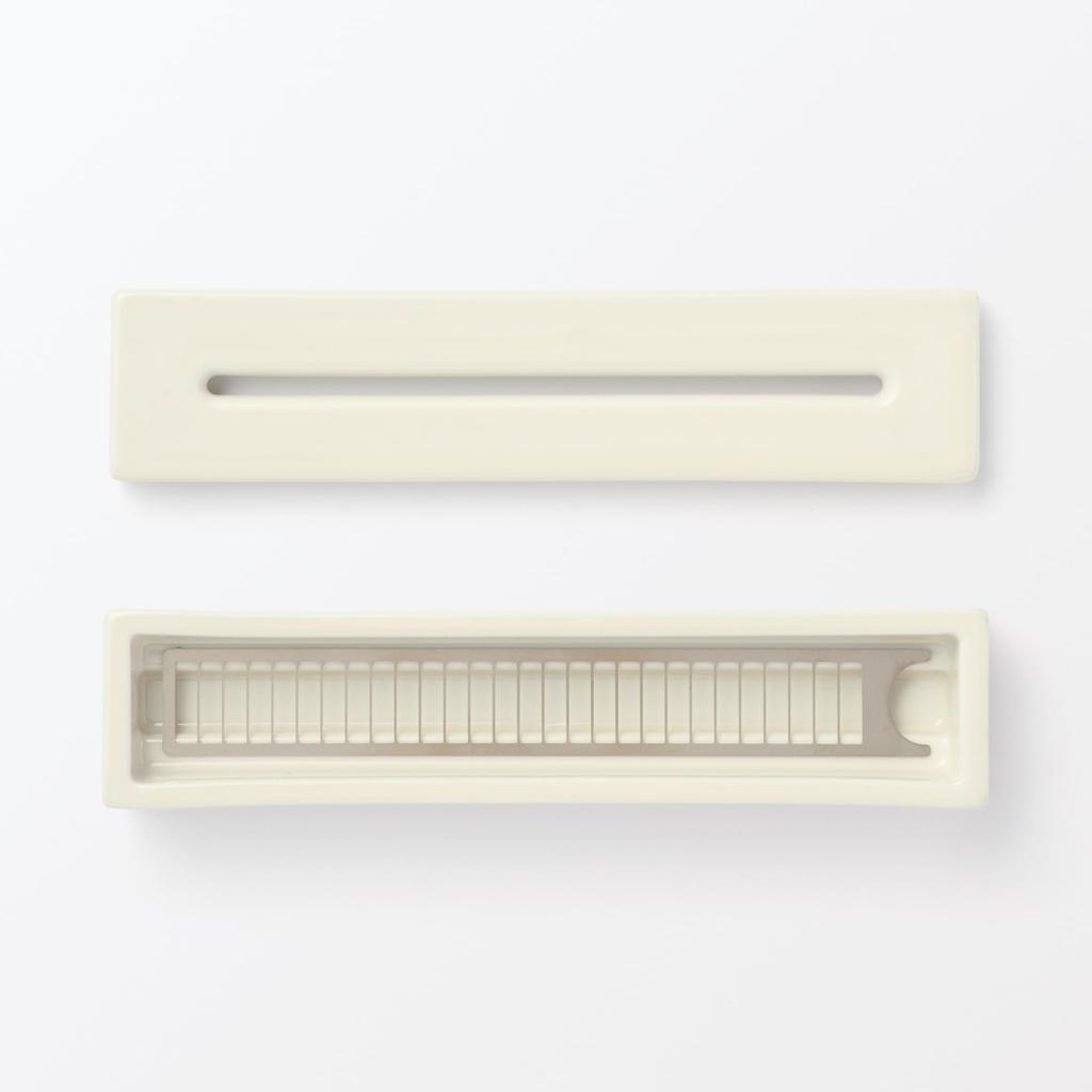 MUJI Incense Burner for Lying Down 105 X 23 X 23mm 84465345 Approx.