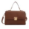 Fashionable Pu Leather Shoulder Bag For Women Classic Square Crossbody Handbag