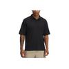 Meridian Soft Series Однотонная Дышащая Универсальная Футболка-поло с коротким рукавом Мужские Футболки-поло Черный 6005521-001