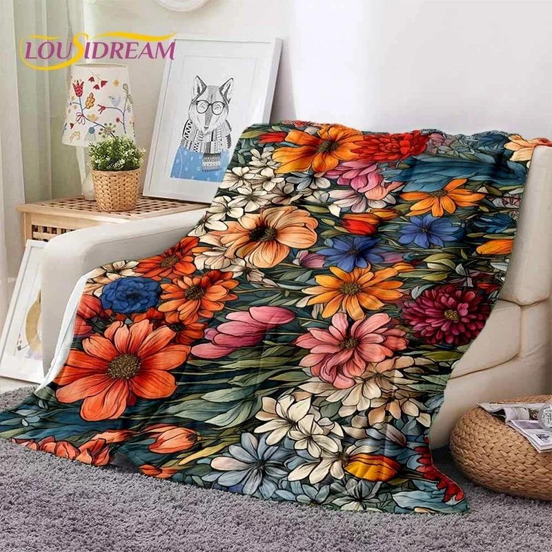 Мягкие одеяла Dream Sun Flowers Nordic Daisy, сохраняющие тепло, удобные одеяла для пикника, кровати, дивана, дома, спальни, подарок