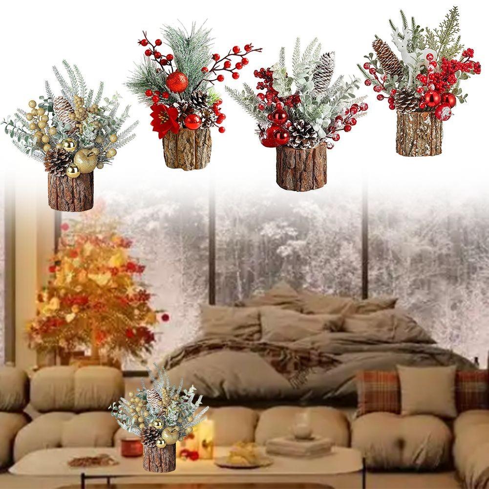 DIY Christmas Tree Desktop Decoration Realistic Ornament