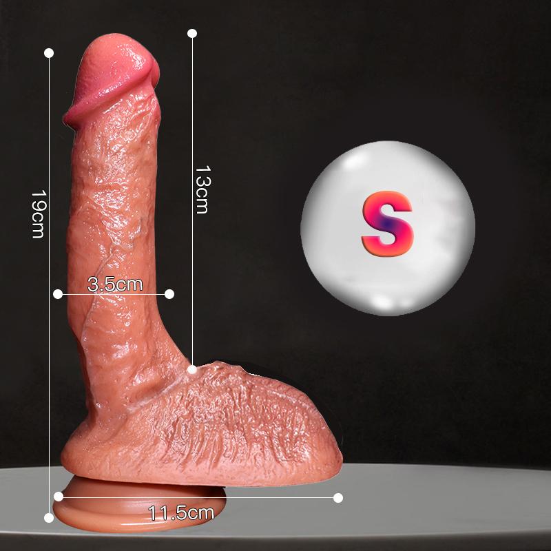 Hammer двойной жидкий силиконовый искусственный пенис для макияжа, женский мастурбатор, толстый пенис для длительного отпуска, сексуальные принадлежности для взрослых