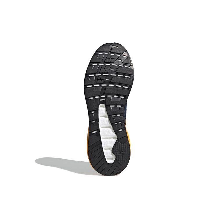 adidas Кроссовки унисекс ZX 2K Boost 2.0 Crew Blue Semi Solar Gold, цвет унисекс, черный GZ7733