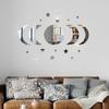 20pcs Acrylic Star Moon Shape Wall Sticker Lenses for Wall Decoration In Living Rooms, Bedrooms, and Other Places Decoration