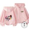 Outdoor Winter Vintage Wash Gravity Falls Zip Hoodie Children Retro Hooded Jacket